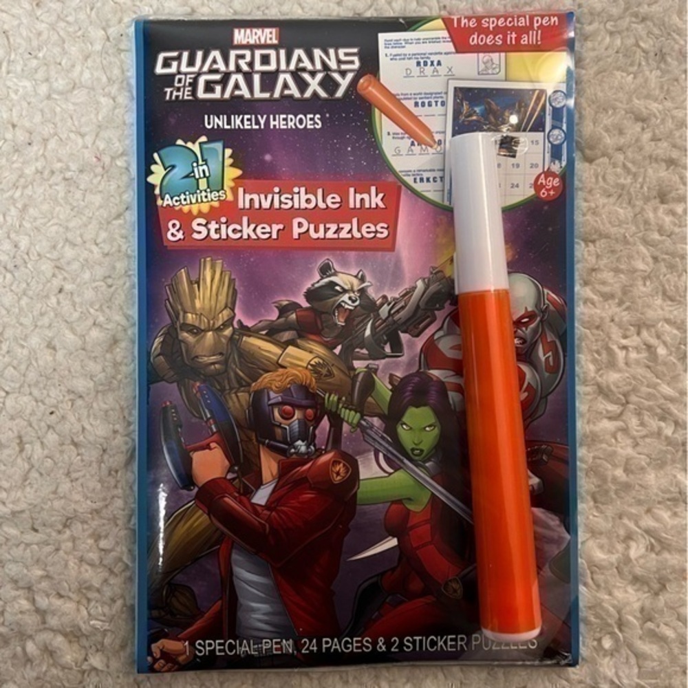 Lee Publ. Marvel Guardians of the Galaxy Unlikely Heros 2-in-1 Activities
